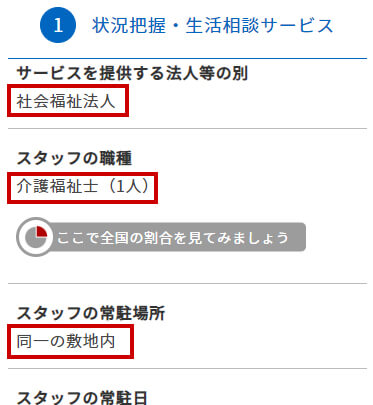 施設情報の更新