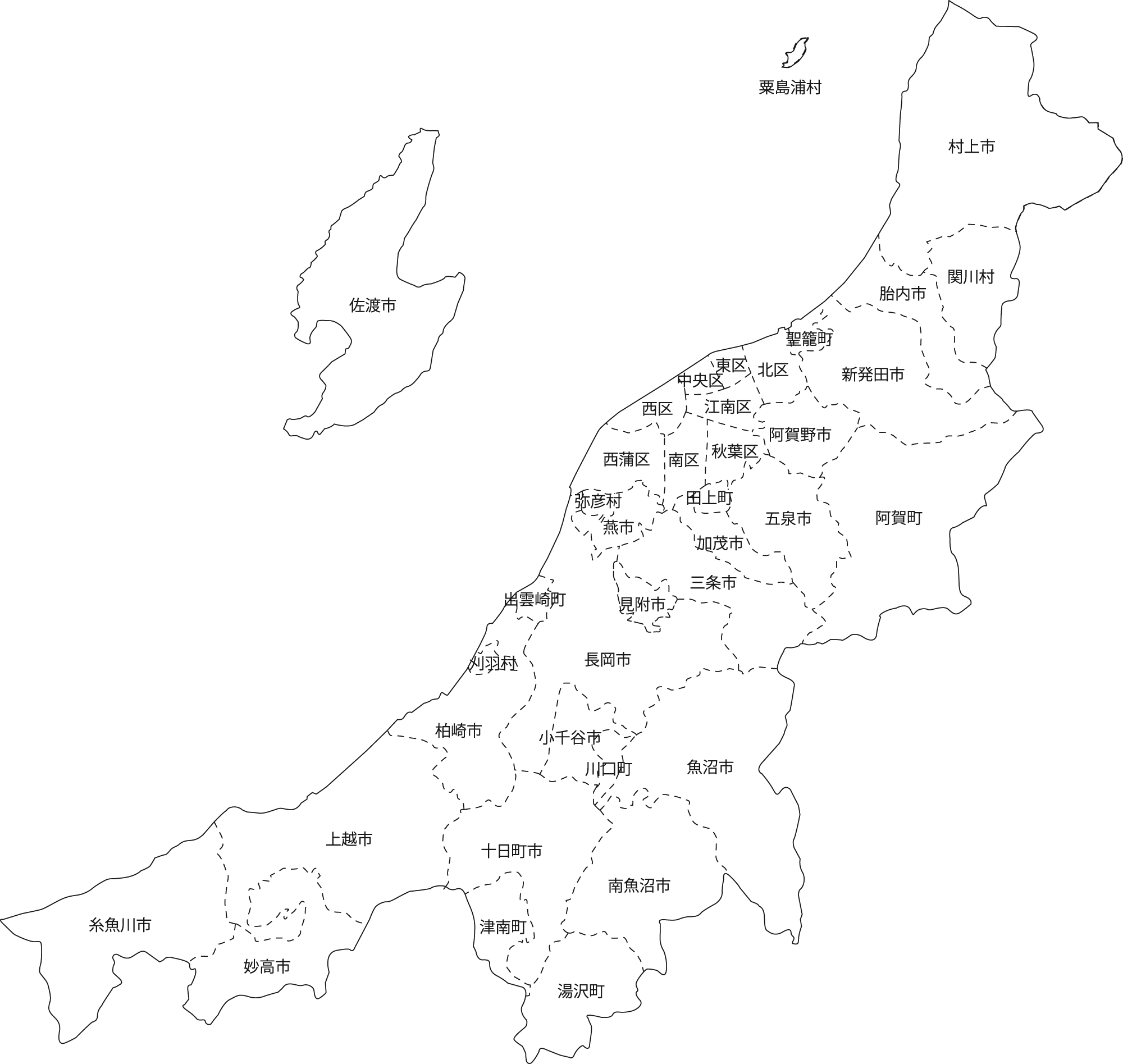 新潟県地図