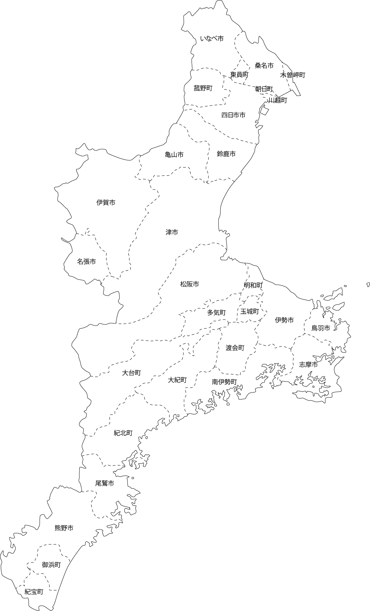 三重県地図