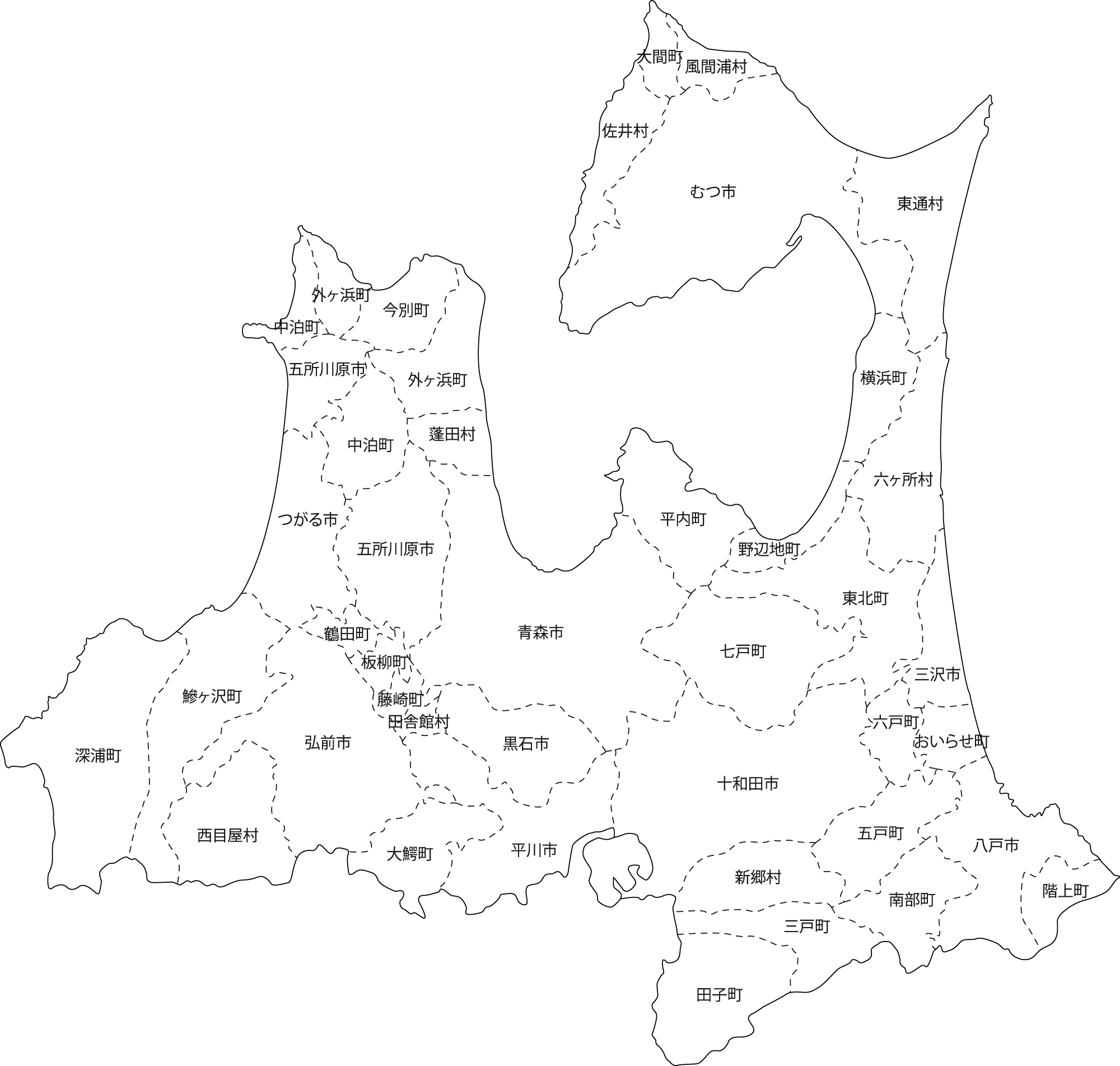 青森県地図